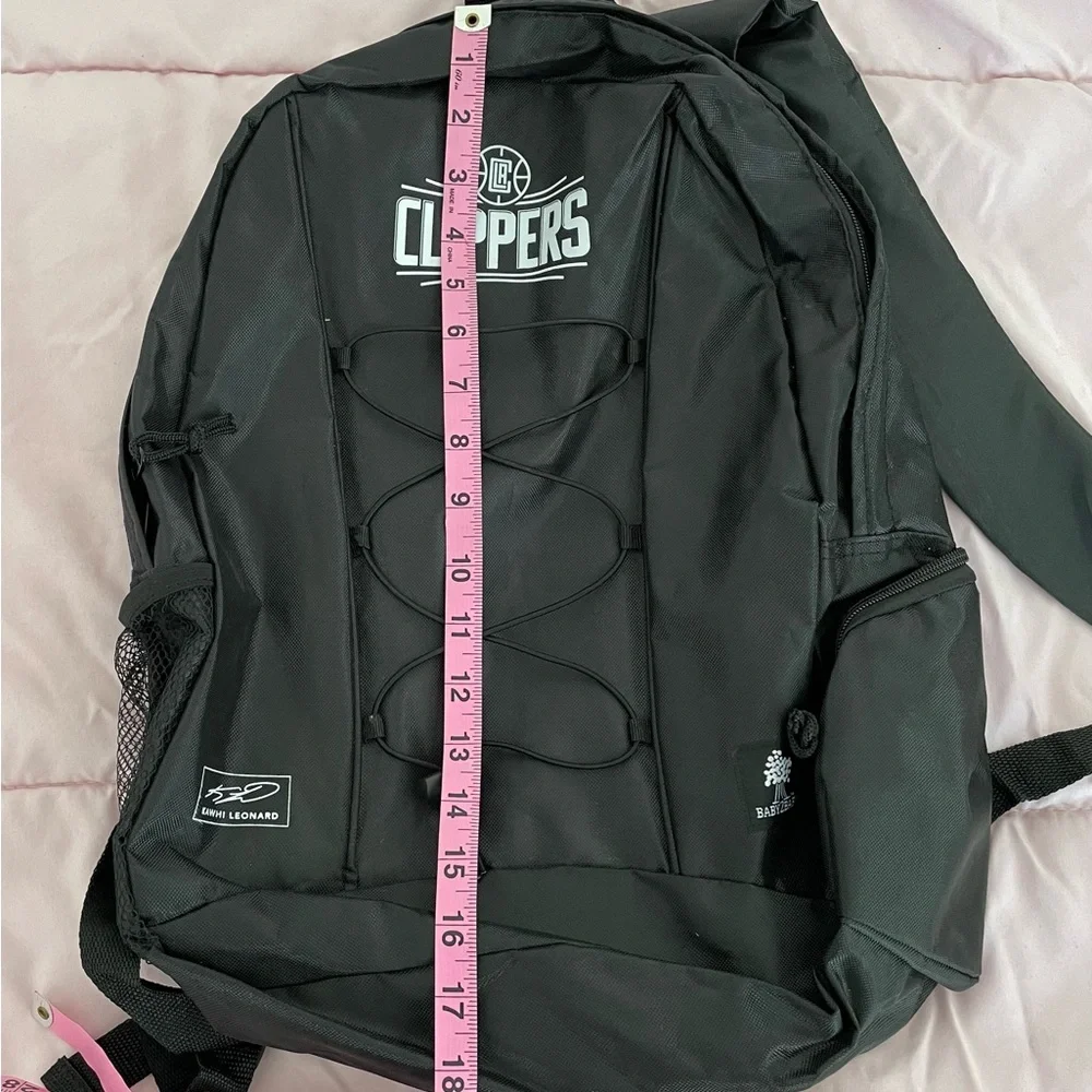 NWT NBA Los Angeles Clippers black Baby2Baby Kawhi Leonard backpack 11x17 spring